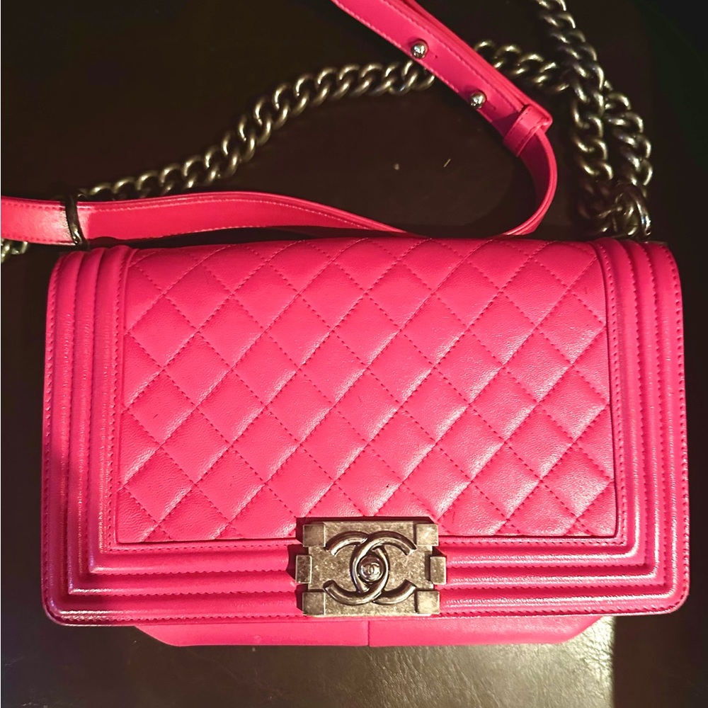 Chanel boy bag MEDIUM Pink